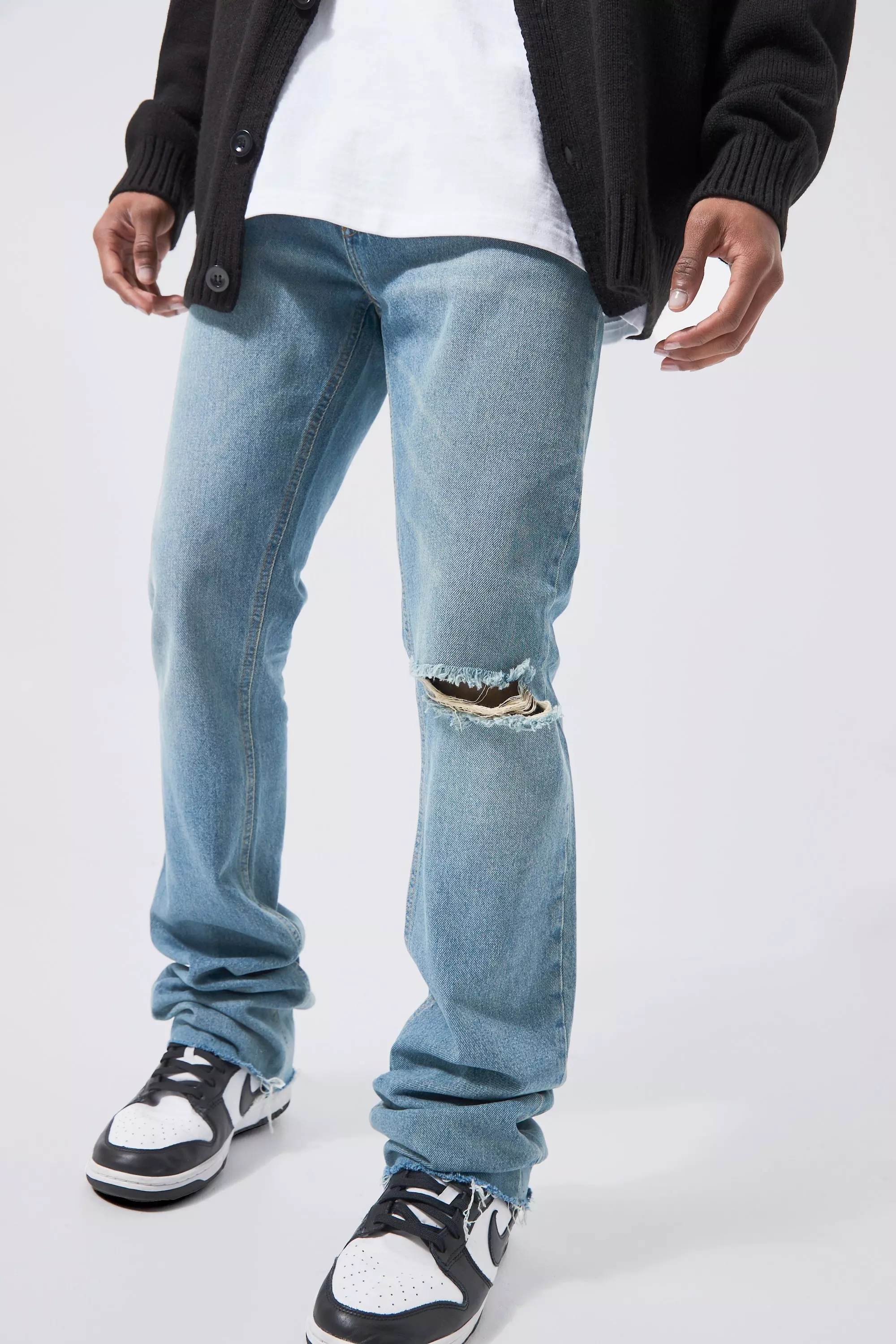 Stacked skinny hot sale jeans meaning